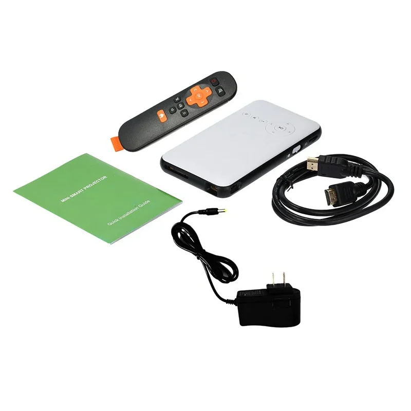 Projetores DLP DL S6 8G Memória 1G 8G Android 7.1 Mini Projetor Portátil Entretenimento Pessoal Exterior Display Mini Projetor