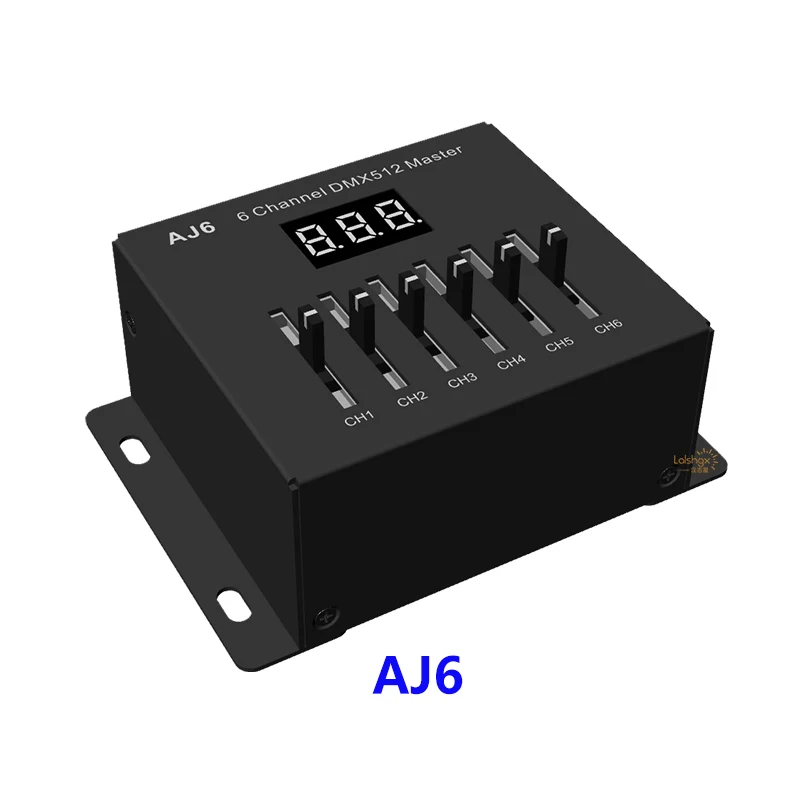 

New AJ6 6-channel DMX dimmer DC5-12V master International standard DMX512/1990 signal decoder DMX 8-bit data