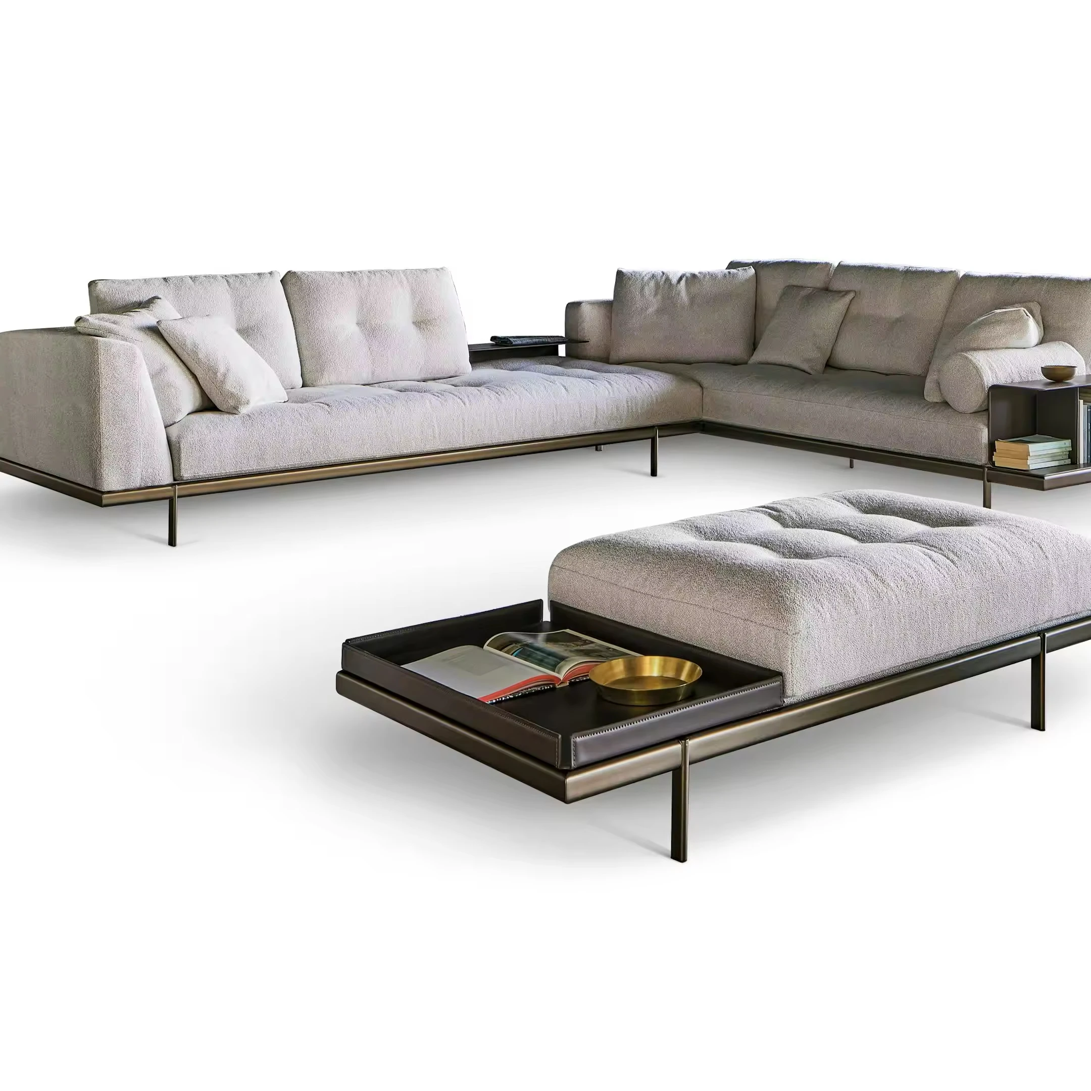 

Modern Style High End Executive Sofa Sectional Couch for President's Officepromote sales