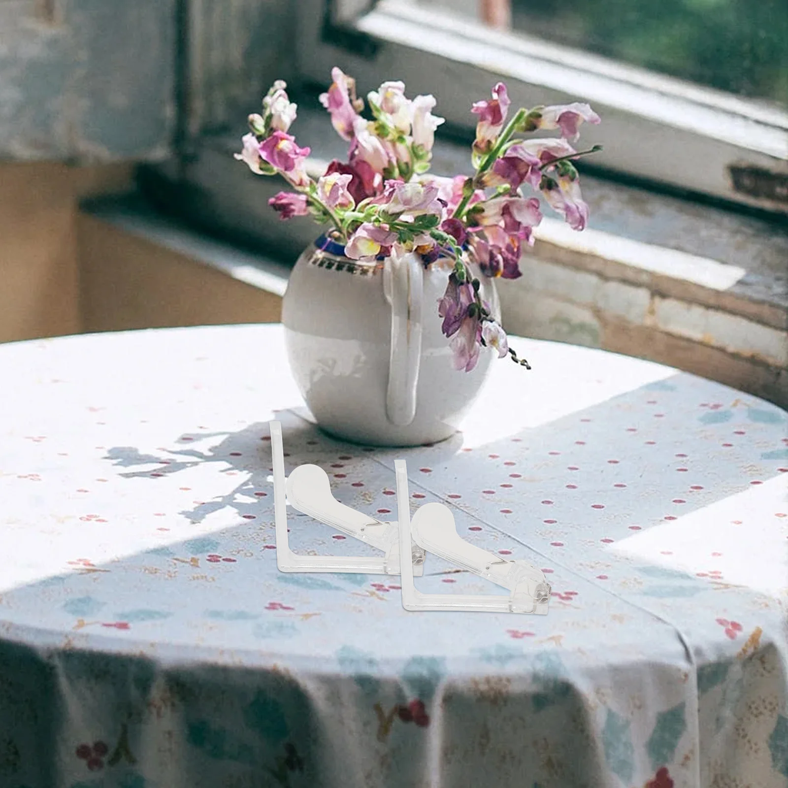 Juego de 8 pinzas de plástico para mantel, fiables, para una estabilidad del mantel en la mayoría de los grosores de mesa, ideales para fiestas