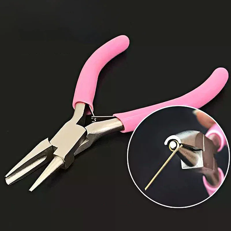 1PCS Precision Jewelry Pliers Wire Looping Pliers Round Concave Pliers Wire Looping Pliers For DIY Jewelry Making
