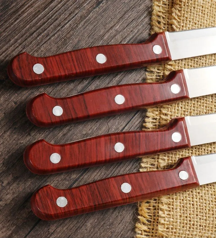 Professionelles Kochmesser, Obstmesser, Küche, Grillmesser, Peeling, rostfrei, Antihaft-Kunststoff, Küchenmesser und Zubehör – Detail 4