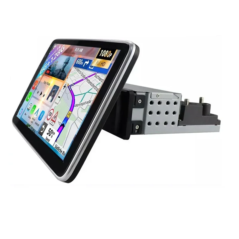 Draadloze CarPlay Android 15 1 Din Universele Draaibare Auto Radio Multimedia Video Player Autoradio GPS Navi Stereo Audio 4G SWC - afbeelding 2