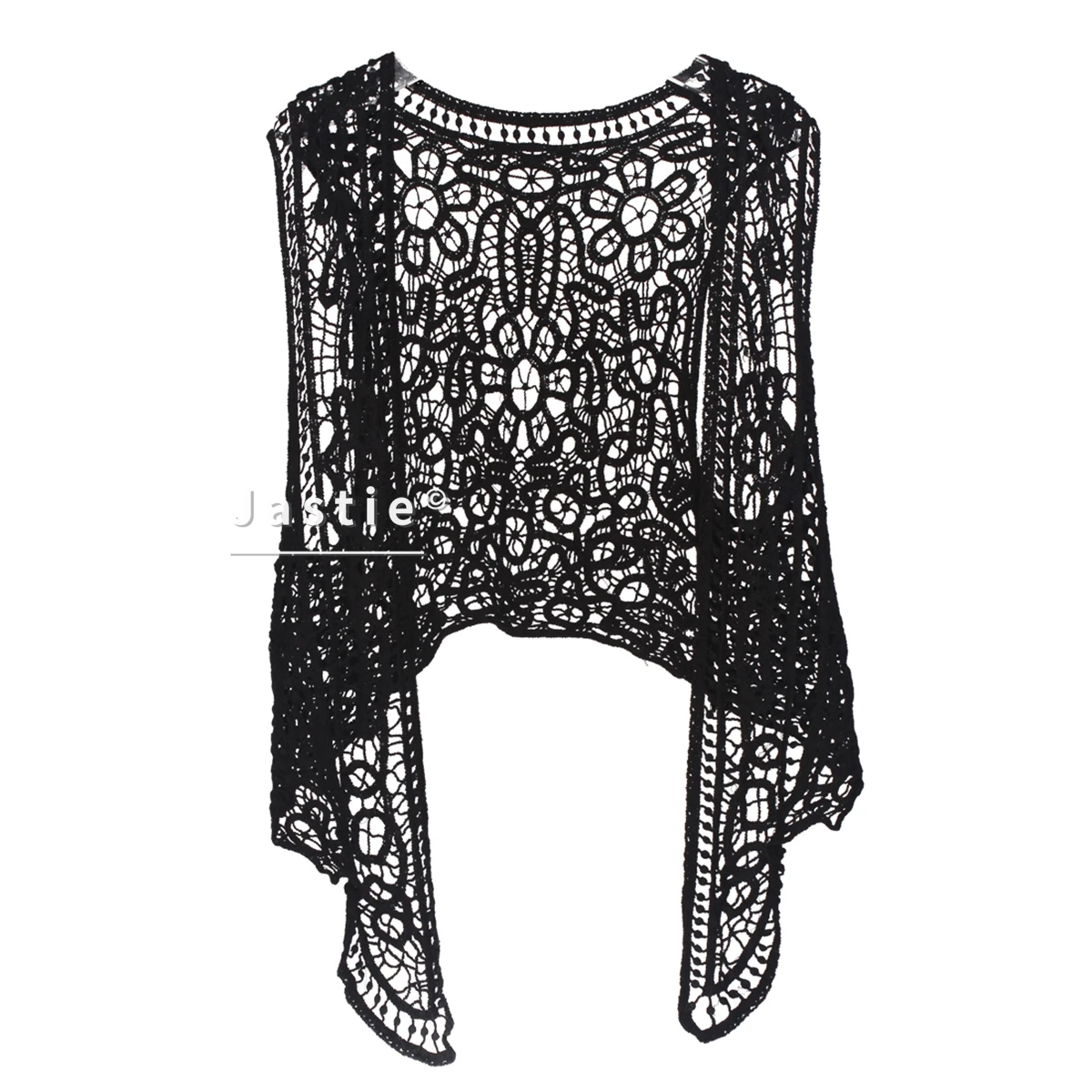 Asymmetrische Strickjacke mit offenem Stich, Sommer, Strand, Boho, Hippie-Menschen-Stil, Häkelstrick-Stickerei-Bluse, ärmellose Weste 2026