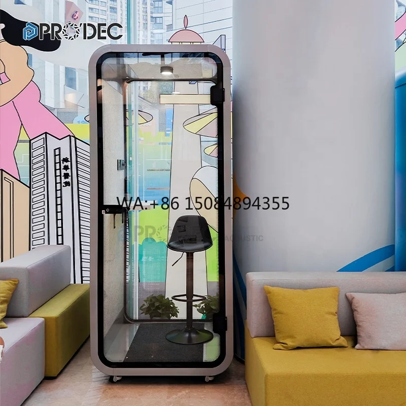 Telephone Privacy Single Person Silence Movable Soundproof Booth