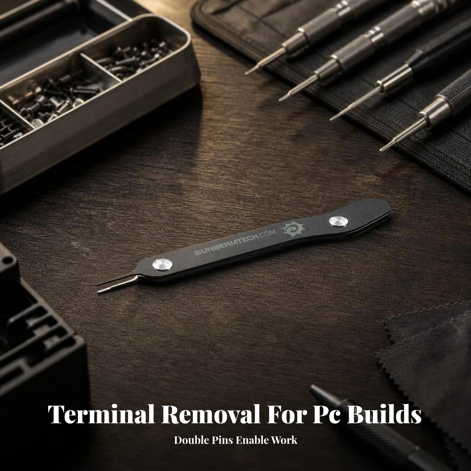 Connector Pin Extraction Tool Compact Terminal Removal Tool Slim Hand-Held for DIYers, Computer Cable Work