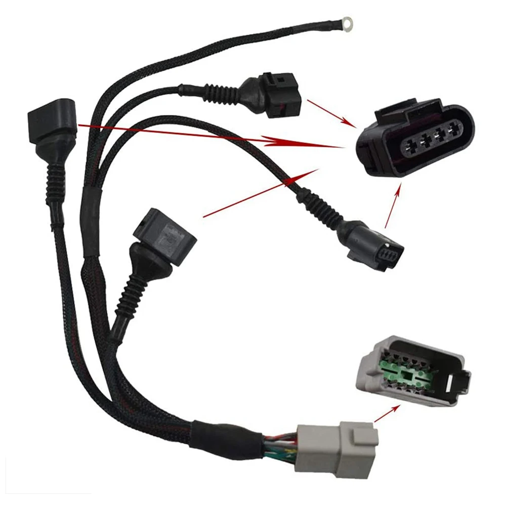 Cablaggio bobina di accensione 06B 998018 T, 034-701-0004 per Audi TT A4, VW GTI GLI B5 Jetta 1.8T 1997-2006 Parti di ricambio automatiche