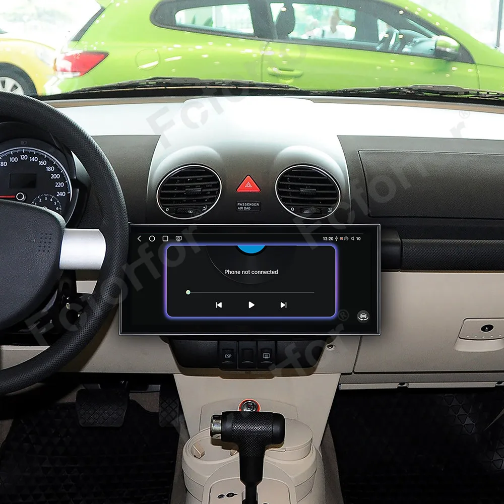 15.8 Inch Vertical Screen For Volkswagen Beetle 2003-2010 Multimedia Audio Stereo GPS Navigetion Carplay Android Auto 4G LTE