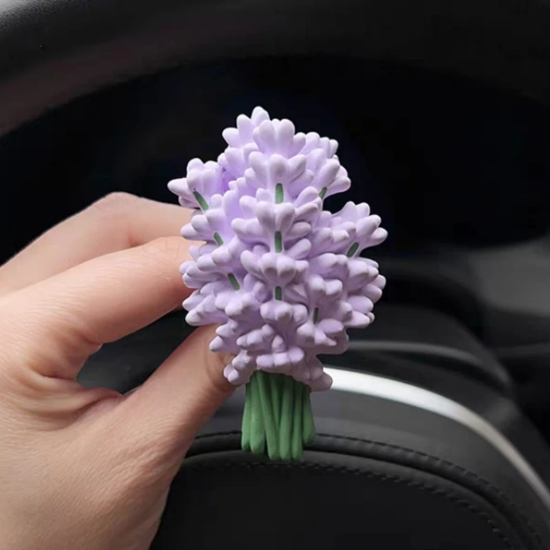 

Lavender Shape Candle Decoration Silicone Molds Flower Handmade Aromatherapy Gypsum Plaster Crafts Ornament Mold