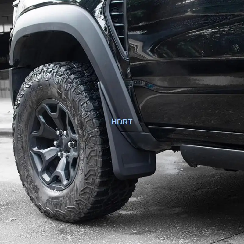 Car Styling Front Rear Mud Flaps Plate Cover For Dodge RAM 1500 RAM TRX RAM Trucks 2023 + Mudguard Splash Guard Fender Mudflaps