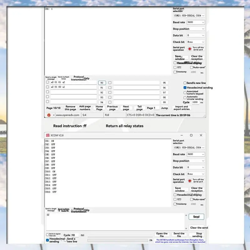 

^(Модный) 16-канальный USB-релейный модуль ESP32, макетная плата, компьютерный переключатель управления последовательным портом, умный контроллер для ПК