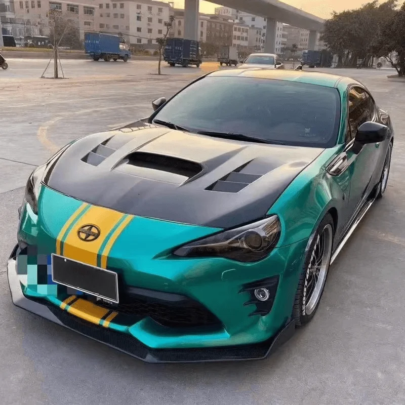 

Автомобильная система кузова, передний капот из углеродного волокна, крышка капота двигателя для Toyota GT86 2012-2019 FT86, капот двигателя, автомобильные детали