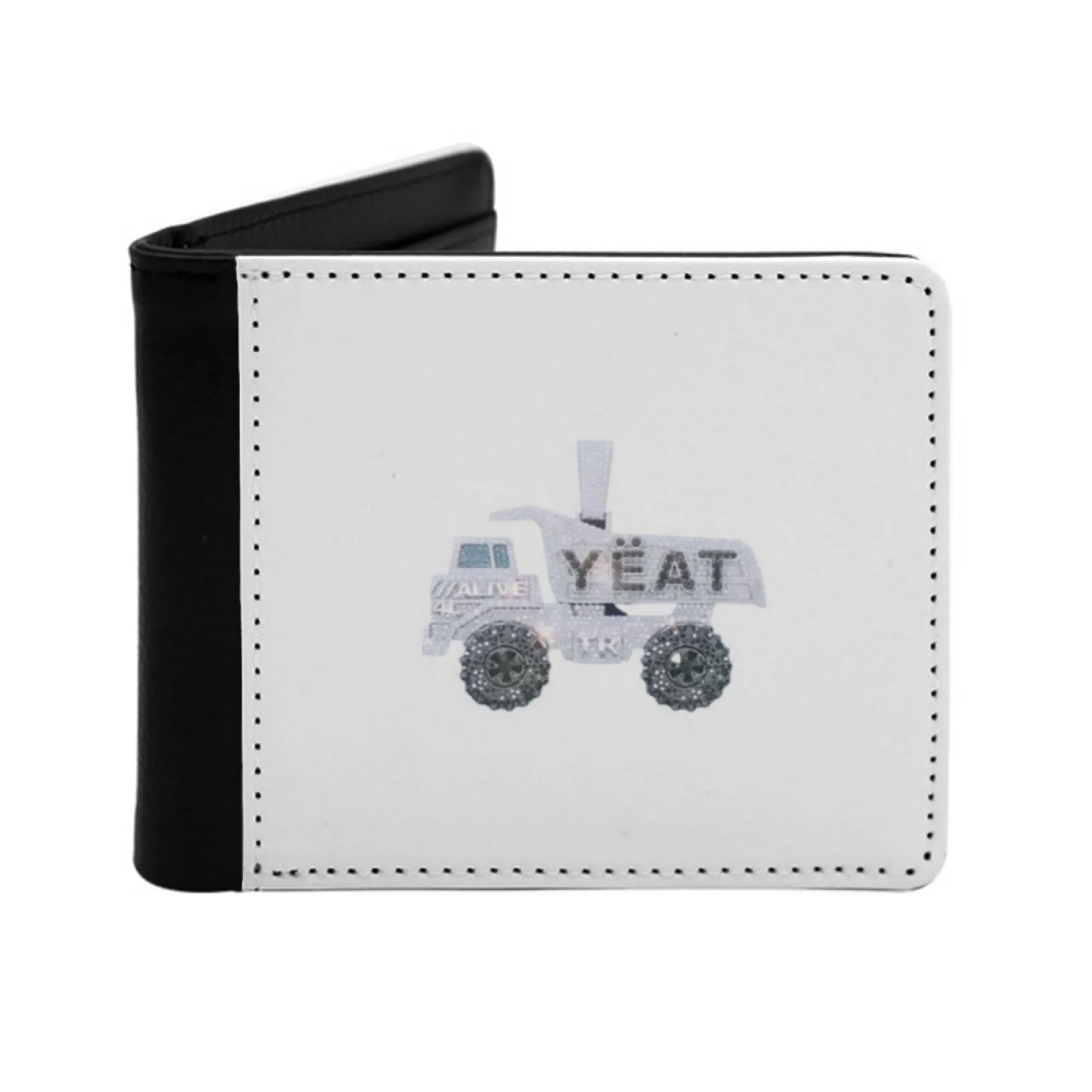 Yeat Tonka Chain Short Men's Wallets Credit Card Holder Retro Wallet Male Pu Leather Wallet Yeat Tonka Chain Tonka Truck Iced