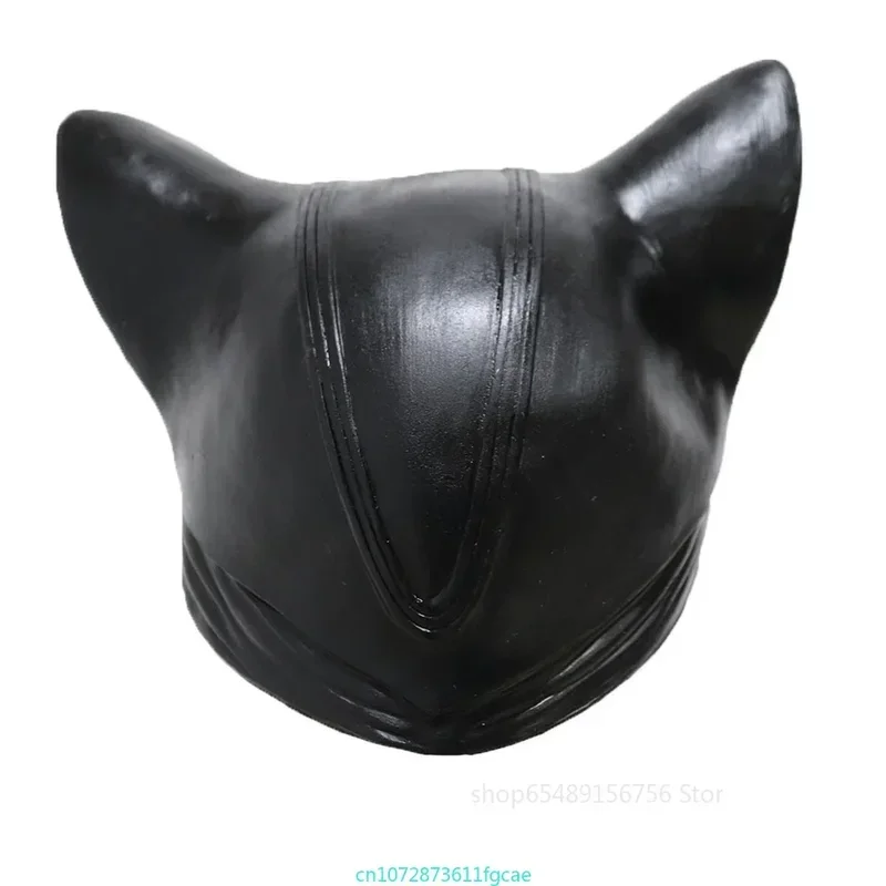 تيار مستمر المرأة القطة مثير اللاتكس قناع خارقة حفلة تنكرية يتوهم الكبار اللاتكس خوذة عيد الميلاد هالوين حفلة عيد ميلاد الدعائم الهدايا