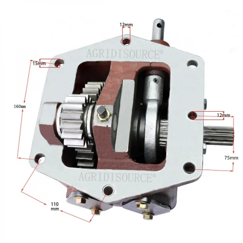 china：gearbox geat For foton lovol part tractor 1004/1104 Number TX1S421010001 Transfer box assembly