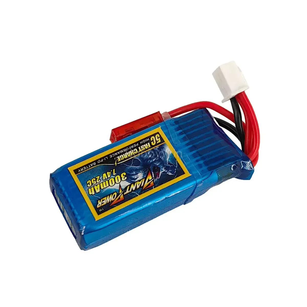 7.4V 2S 300mAh 25C LiPo Battery JST plug for Micro RC Airplane Helicopter Quad Copter Drone