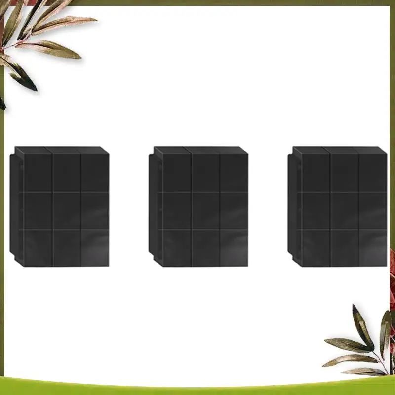New-3X 900 Pockets Trading Card Sleeves Binder, Baseball Card Binder Sleeves Fit For 3 Ring Binder Card Holder Protector