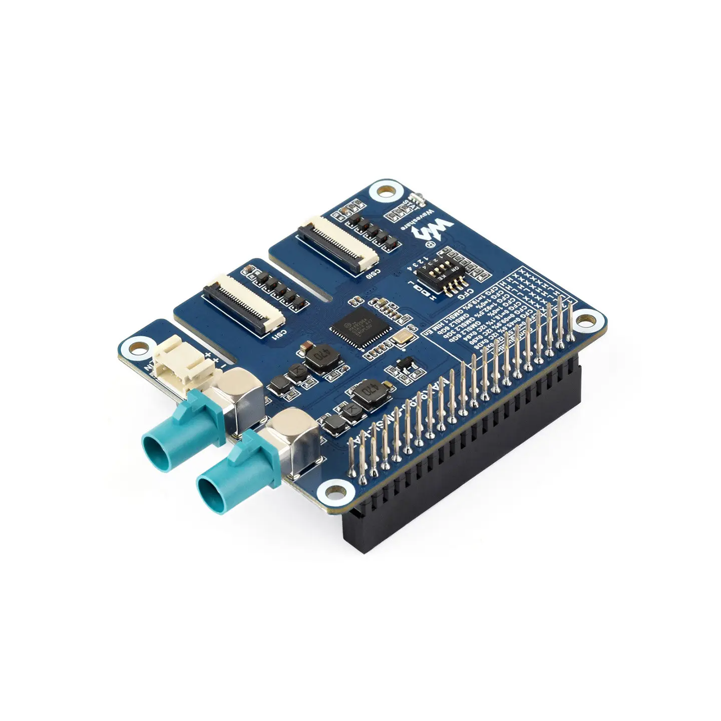 Woli Weixue Raspberry Pi Jetson Orin 2way GMSL camera expansion board MAX9296A deserialization chip