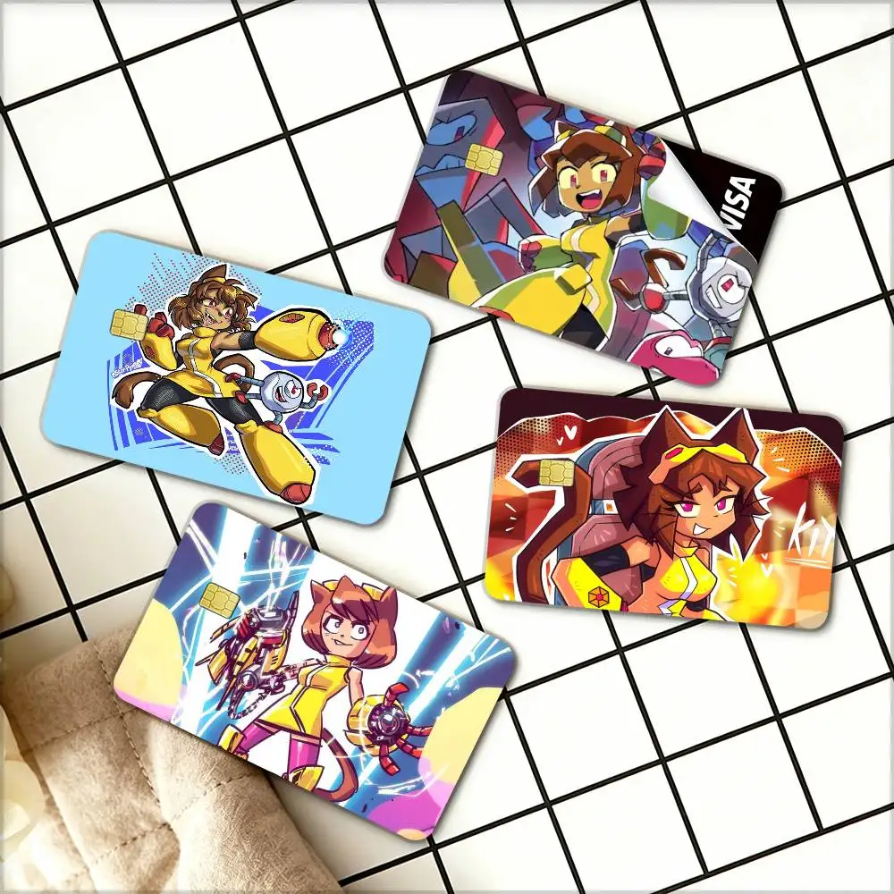 NEW Cartoon K-Kit G-Gameoverse  Waterproof Film Skin Cover Credit Card Stickers Debit Front Bank Bus Pass