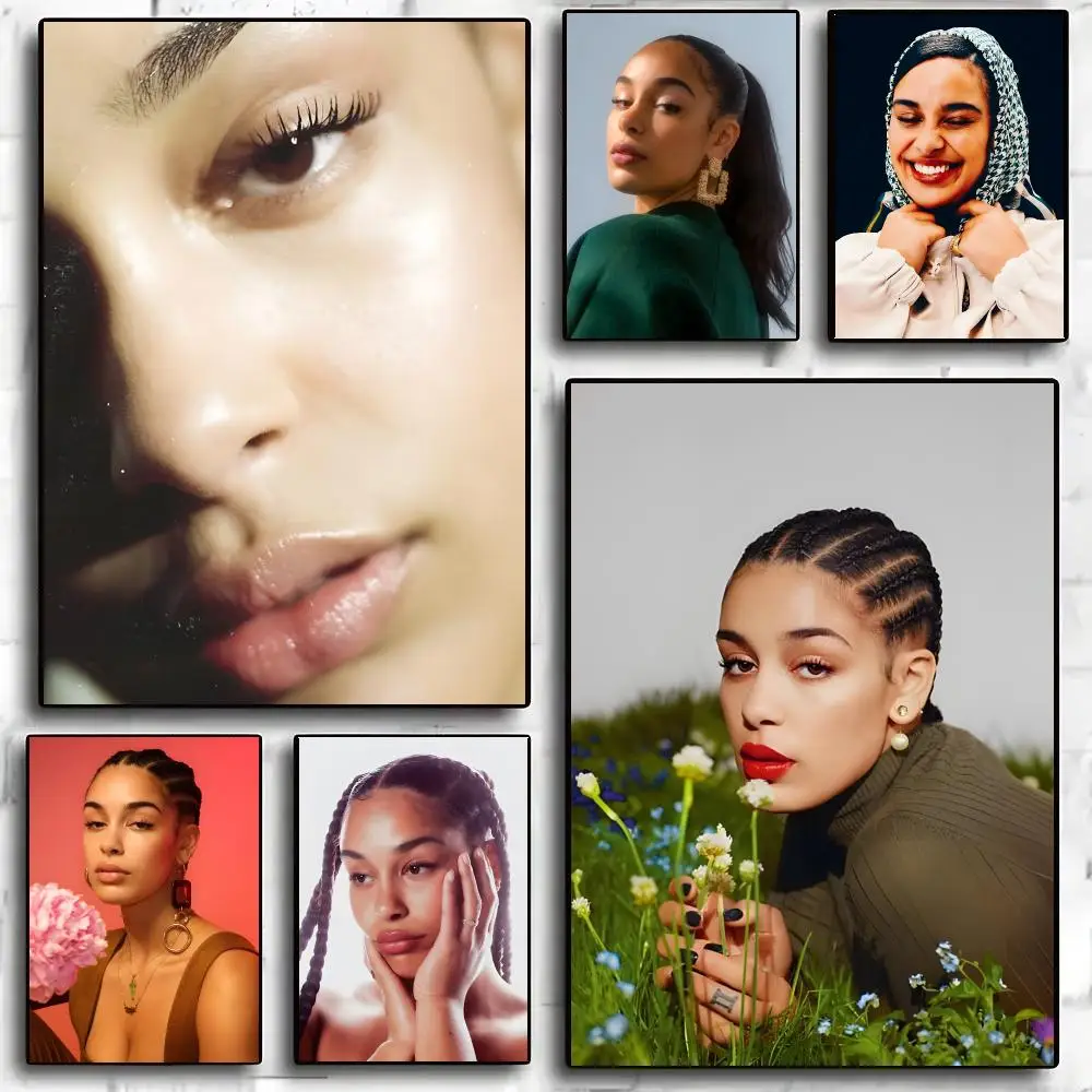 British J-Jorja Smith Poster Waterproof Wall Art Sticker For Home Living Room Bedroom Bar Vintage Decor High Quality Print Gift