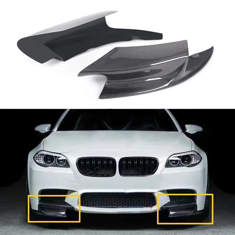 For 2012-2016 BMW M5 Dry Carbon Fiber M Performance Style Front Splitters