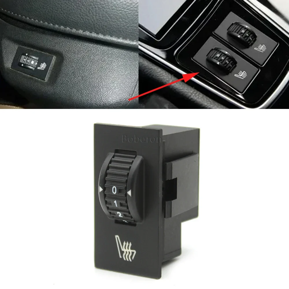 Car Seat Heating Switch Temperature Adjustment Roll Button for Peugeot 207 407 308 3008 508 307 for Citroen C5 Auto Accessories