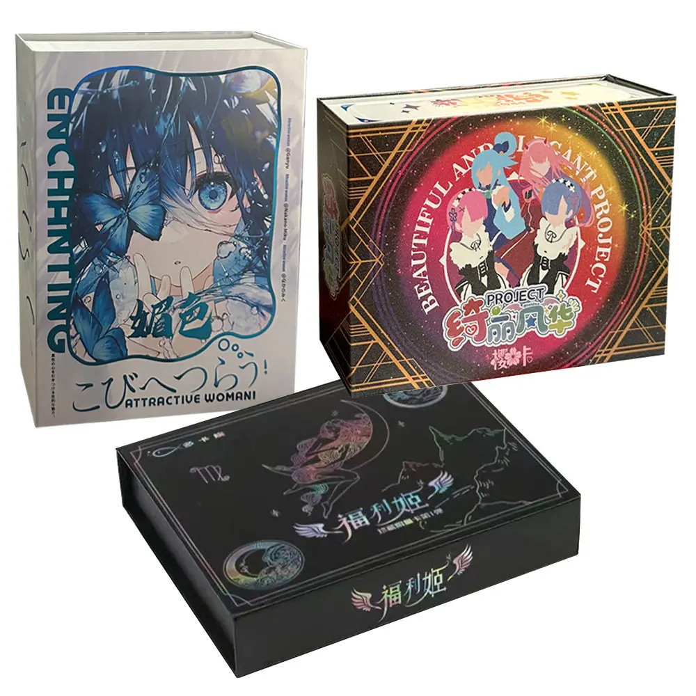 

New Goddess Story Card Fufeng Chapter Colorful FlashCard Anime Character Collection Card Games Toys Child Gifts
