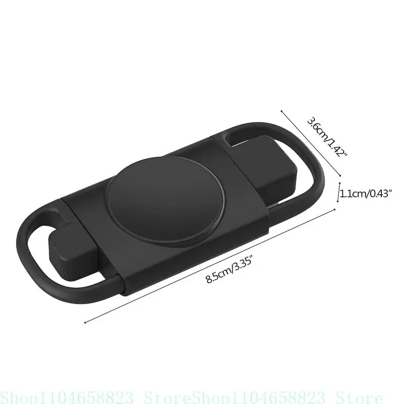 อะแดปเตอร์ชาร์จไร้สายแบบพกพา 2 in 1 เหมาะกับ GalaxyWatch 3/4 USB Fast Stand การออกแบบจิ๋ว