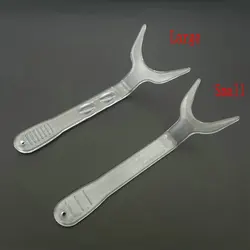 Retractor de presión de labios Dental, 2 piezas, ortodoncia Intraoral, Retractor de labios de mejillas, abridor de boca de dientes de plástico