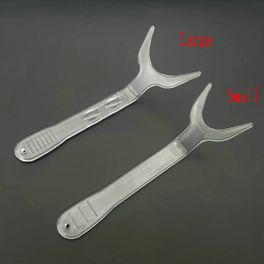 2Pcs Dental Lip Pressure Retractor Orthodontic Intraoral Cheek Lip Retractor Plastic Teeth Mouth Opener