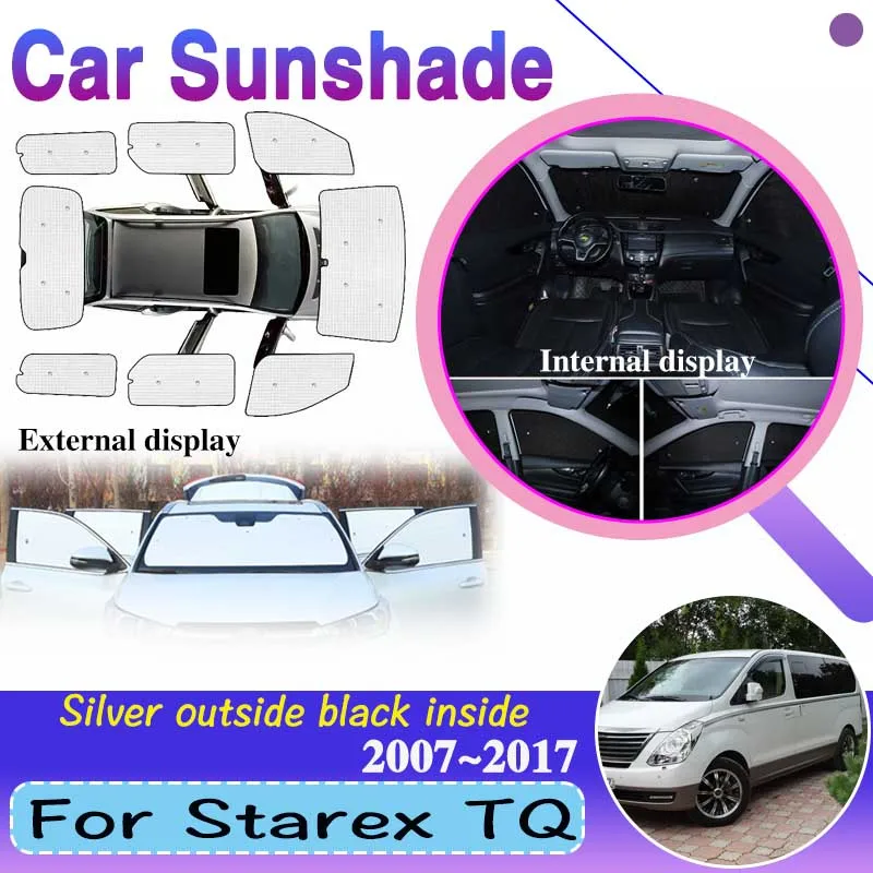 

For Hyundai Starex TQ H 1 iMax Cargo iLoad 2007~2017 Car Coverage Sunshade Cover Sun Protection Anti-UV Window Visor Accessories