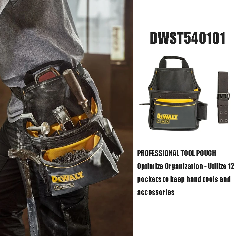 DEWALT DWST540101 PROFESSIONAL TOOL POUCH Durable Antifouling Waterproof Wear It Comfortable Store Accessories Tool Kit