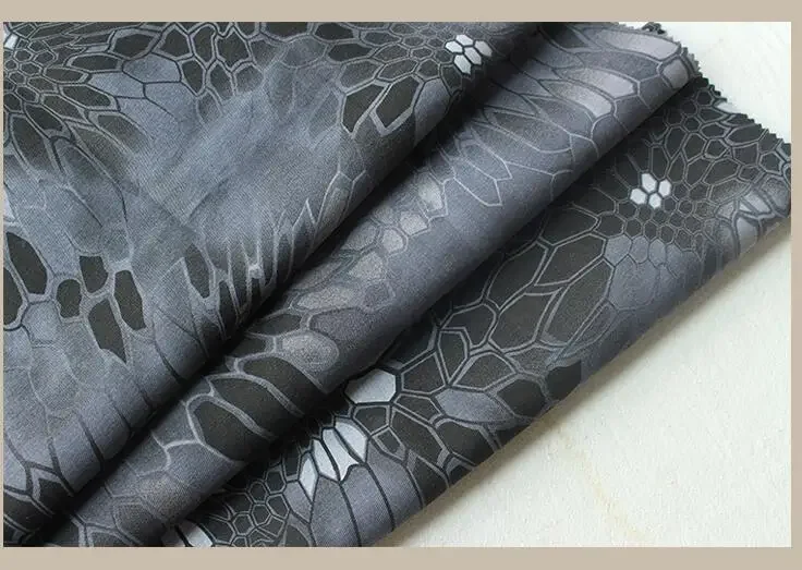 Schwarzer Python-Stoff, Polyester-Tarnung, 200 x 150 cm, spezielle Frühling