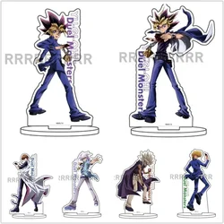 Anime YuGiOh Yu-Gi-Oh! Action Figure bambola Yugi Muto ATEM Seto Kaiba Katsuya Bakura Mariku supporto in acrilico modello piastra Cosplay giocattolo