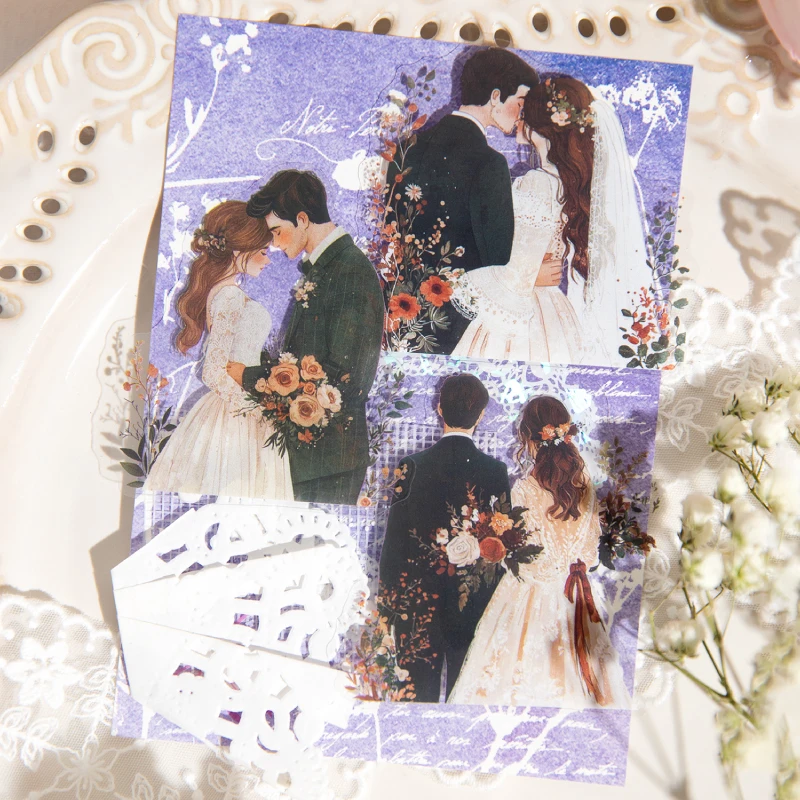 Pack d'autocollants pour amoureux intimes en PET, 30 pièces, décoration de fond pour Scrapbook, enveloppe d'album, papeterie de marquage pour journal intime, DIY bricolage