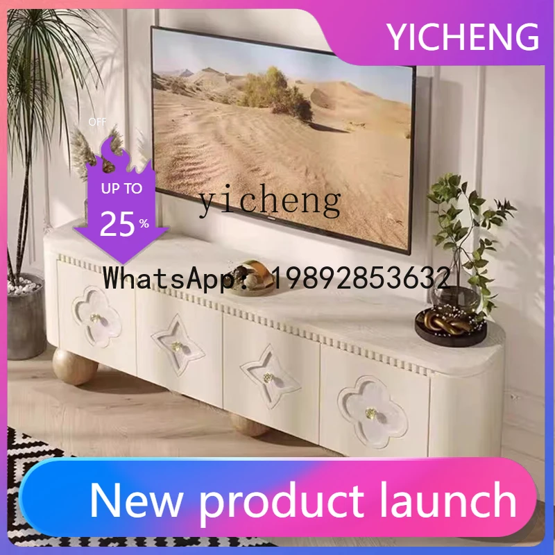 

X8 shell solid wood living room home floor coffee table TV cabinet combination