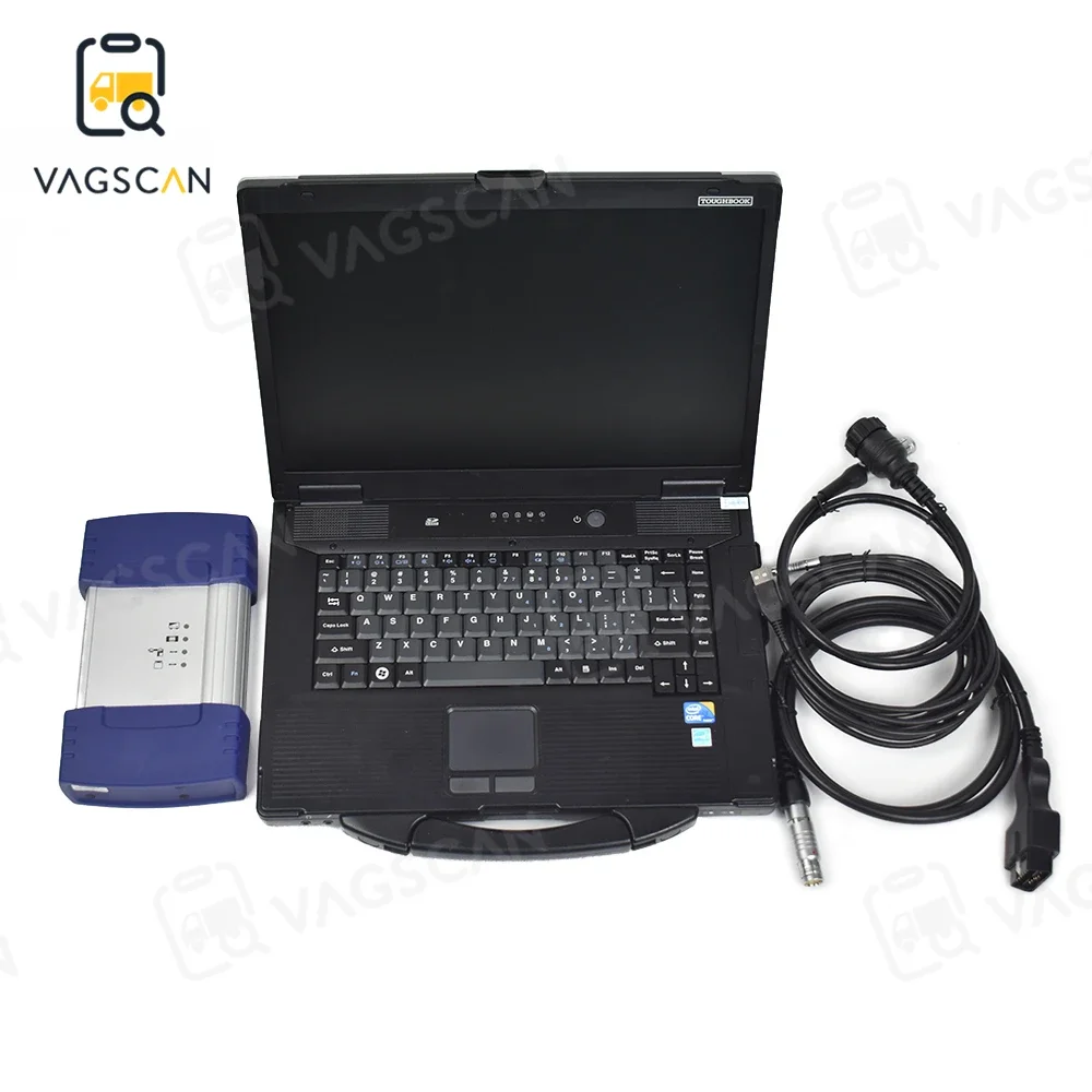 For Davie 5.6.1 DAF Truck Diagnostic Tool with CF 52 CF-52 Laptop DAF VCI-560 MUX Diagnosis Scanner