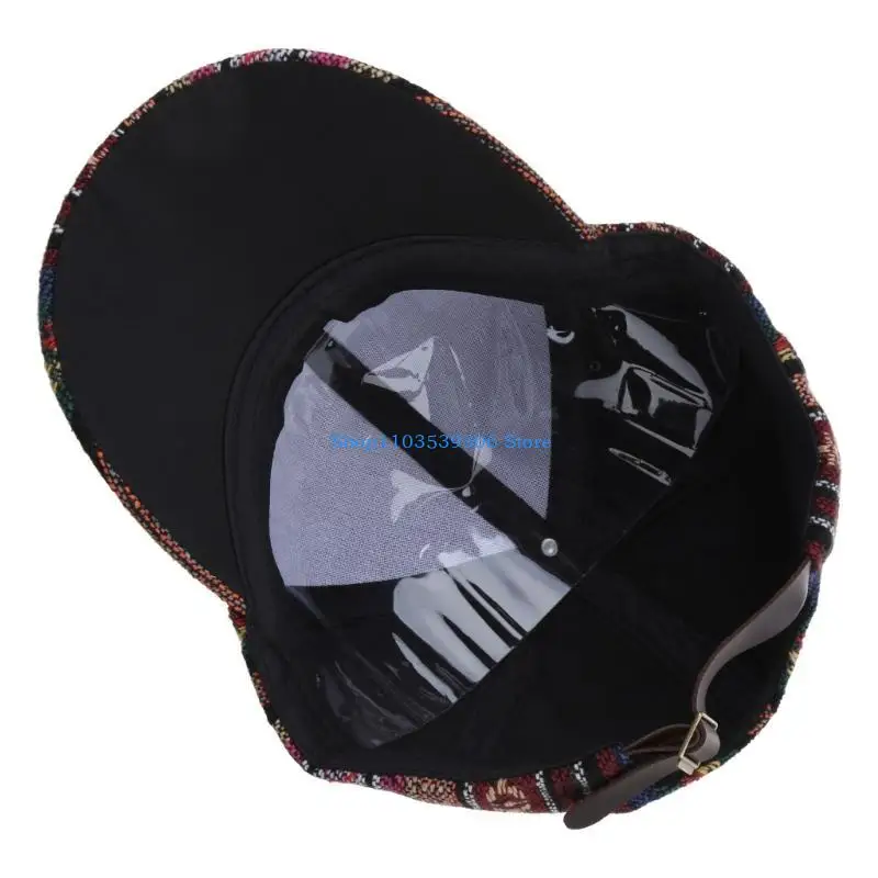 400A قبعة بيسبول أنيقة مخططة بلغت ذروتها قبعة رياضية قبعة ظلة هدية لصديقتك