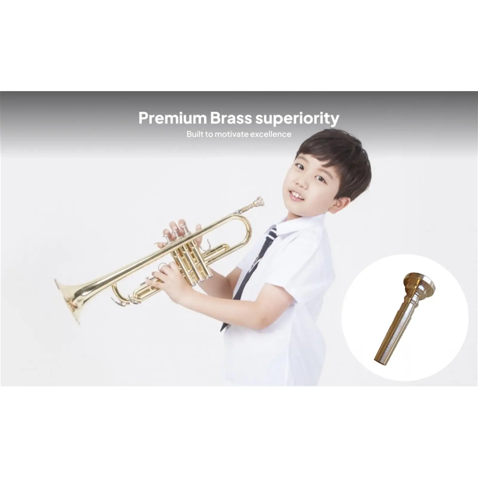 Messing Bugel Hoorn Mondstuk Student Trompet Accessoire Beginner Koperen Instrument Onderdeel voor Marching Band