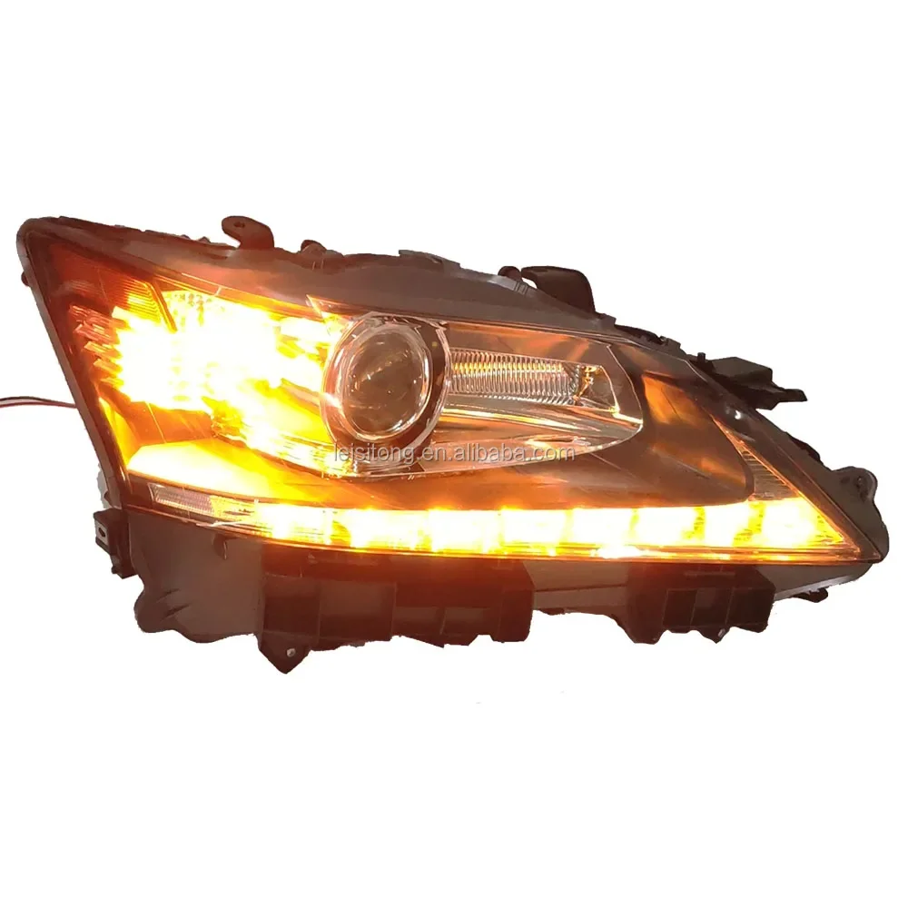 Car Head Lamp With Dynamic Turn Signal Light Flowing For GS 2012-2015  Accessories