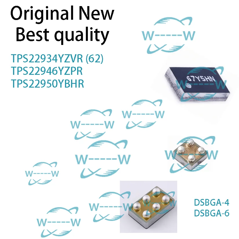 (10-50 PCS)NEW TPS22934YZVR 62 TPS22946YZPR TPS22950YBHR TPS22934 TPS22946 TPS22950 DSBGA IC CHIP