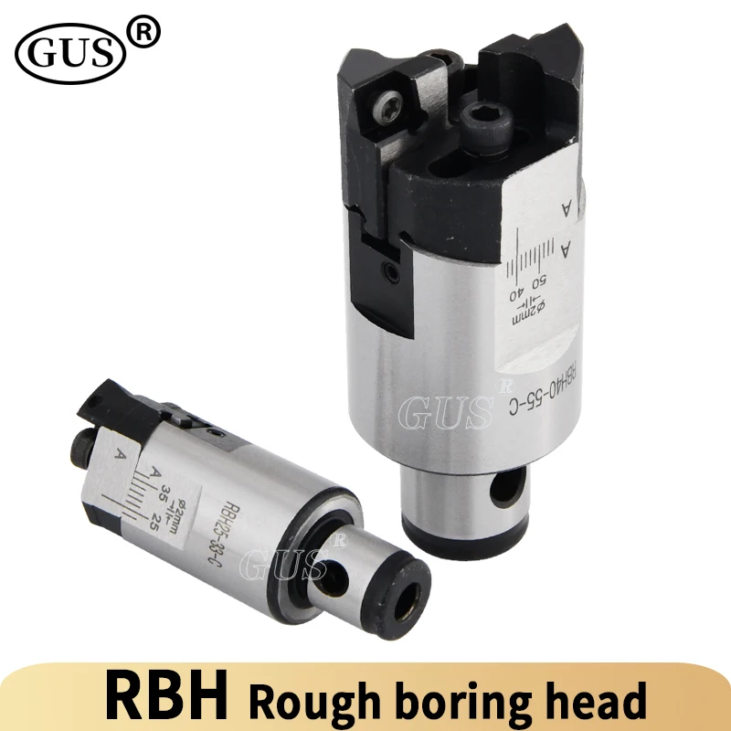 RBH Adjustable Double Edged Rough Boring Head RBH19-25 RBH25-33 RBH32-42 RBH40-55 RBH52-70 Boring Tools Bore CKB LBK1 2 3 4 5 6