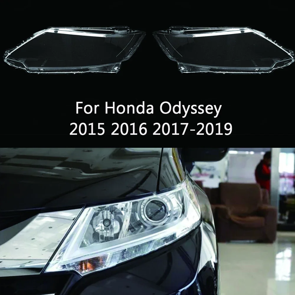 

For Honda Odyssey 2015 2016 2017-2019 Car Headlight Lens Mask Headlamp Cover Replacement Auto Shell Glass Lamp Case Light Caps