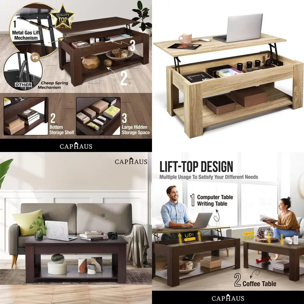 

Журнальный столик с подсветкой и отделкой из натурального дуба, 41 см