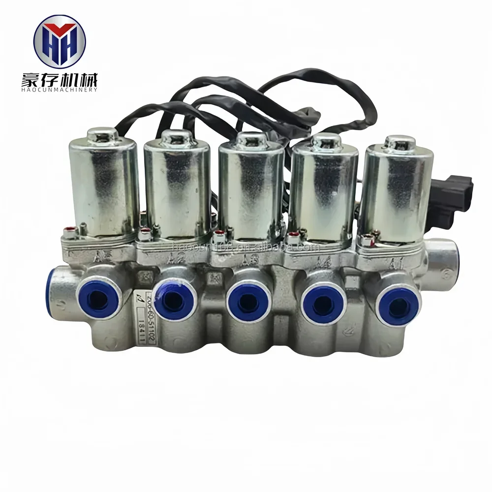 

Ko-Matsu Excavator Machinery Solenoid Valve Assy 206-60-51102 Iron Steel Material PC200-6 PC300-6 PC400-6 Construction