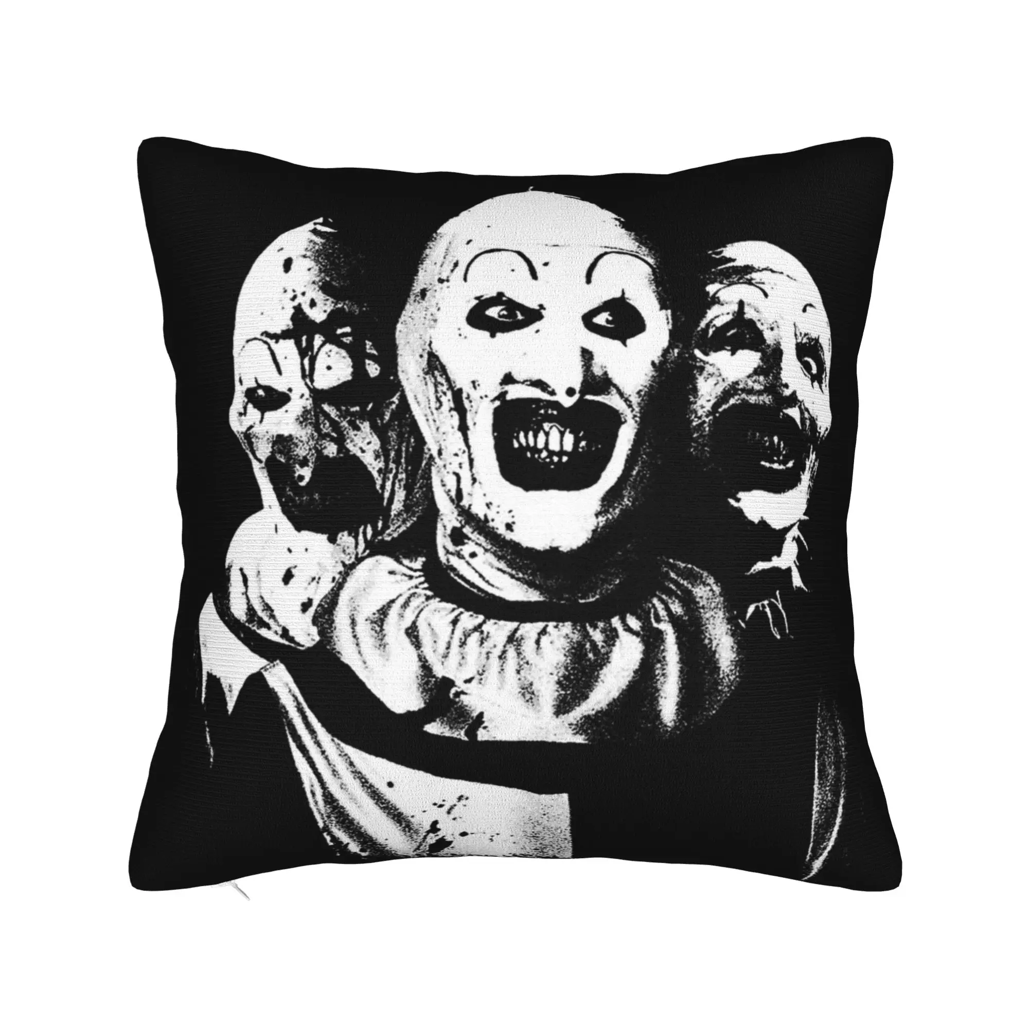 Terrifier Pillowcase Soft Polyester Cushion Cover Decorations  Throw Pillow Case Cover Home Wholesale 45*45cm