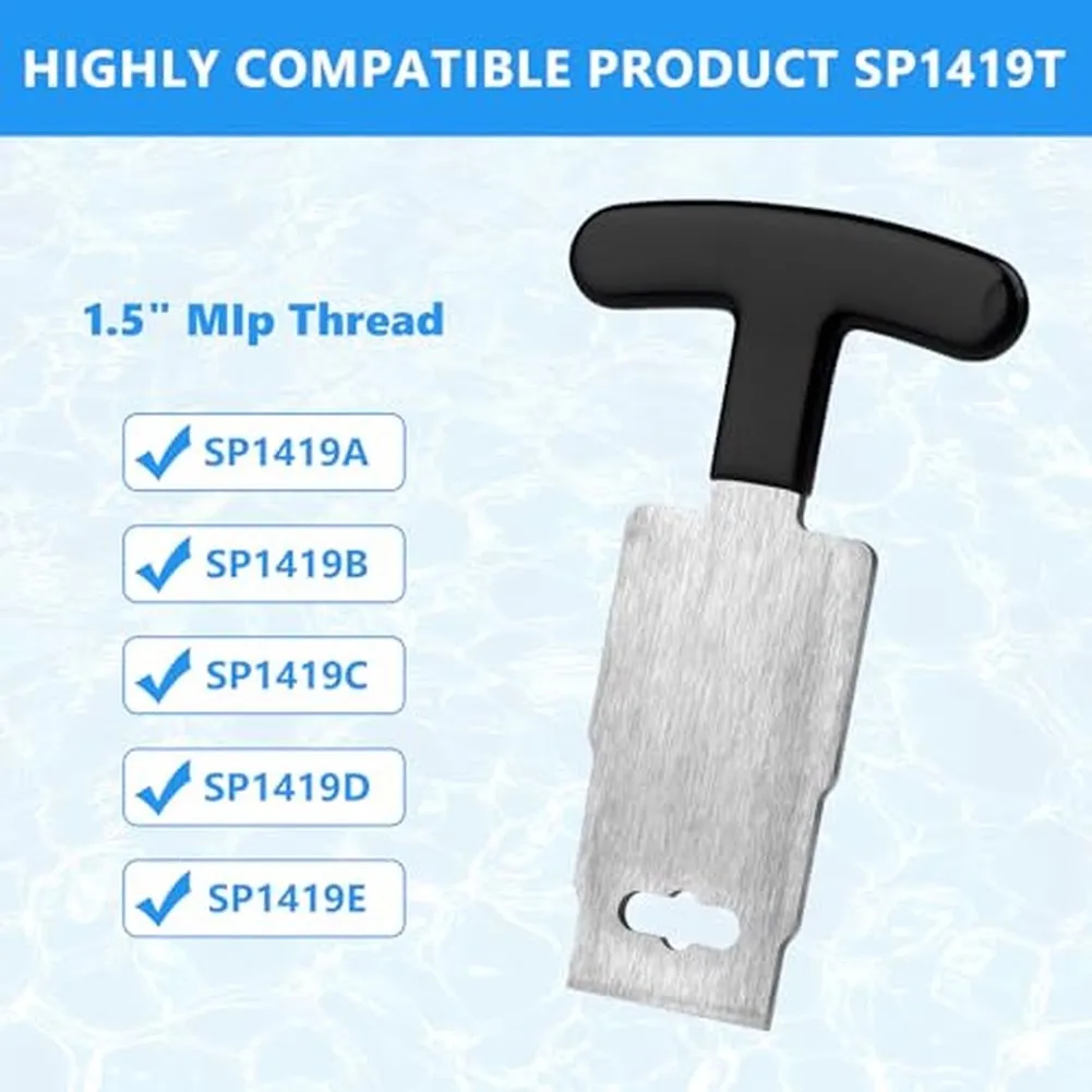 for hayward Pool Tool Pool Removal Tool Heavy-gauge Stainless Steel Ergonomic Non-slip Design For Winter Pool Preparation