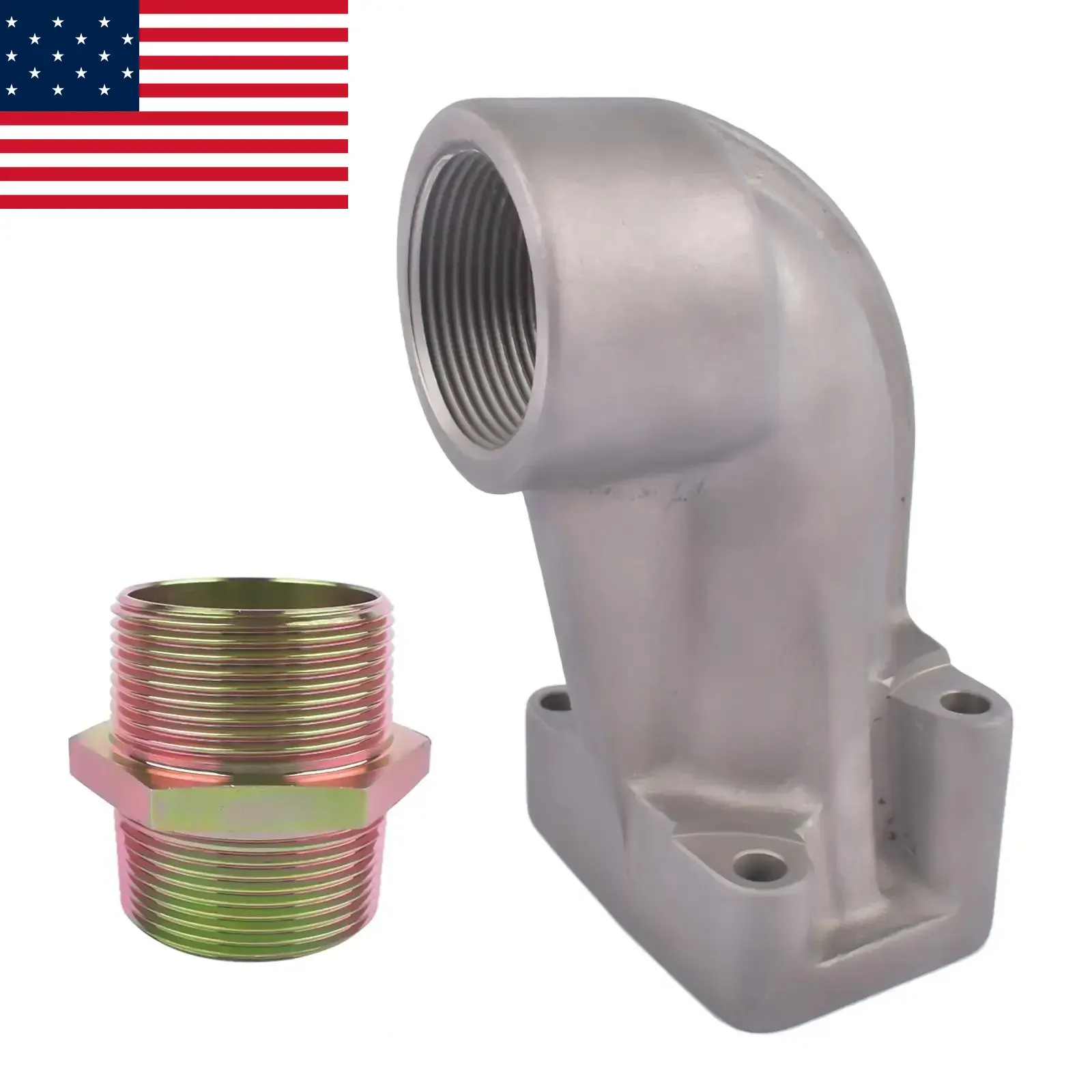 AP03 128370-13610 Exhaust Bend Elbow Stainless Steel for Yanmar 2GM20F 3GM 3HM 3YM20