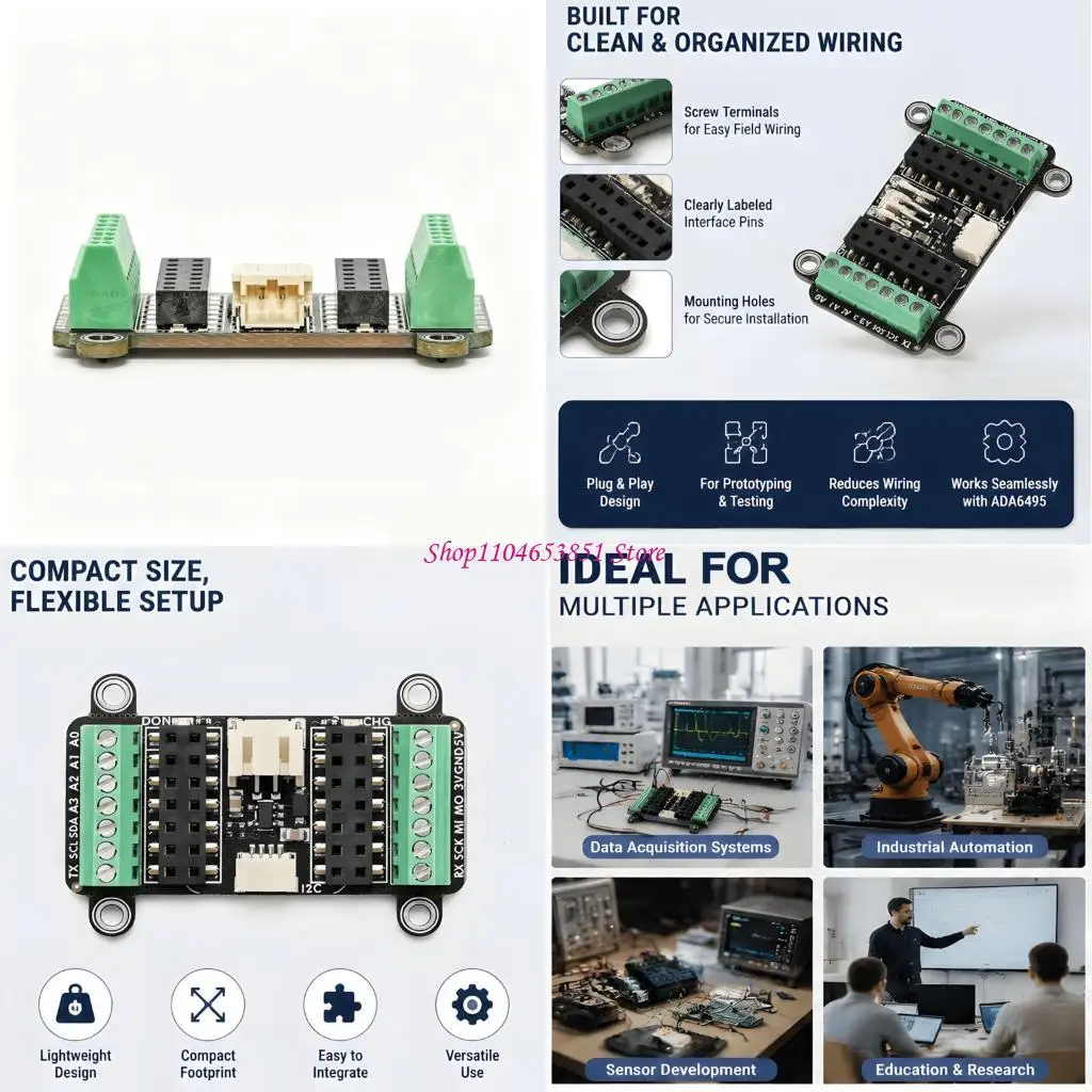 display-module-accessory-board-with-screw-clamp-access-and-i2c-area