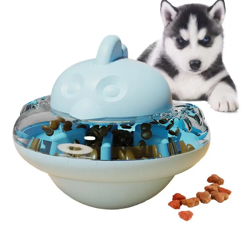 Pet Slow Feeder Toy Dog Self Entertainment Tumbleer Interactive Boredom And Stimulating Dog Chewing Toys For Treat Dispensing